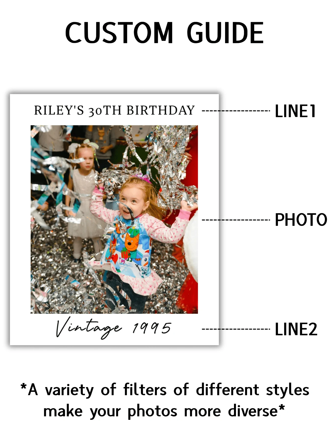 Any Sizes Custom Photo Wine Label Vintage Waterproof Wedding Engagement Anniversary Couple Parents Gifts Champagne Whiskey