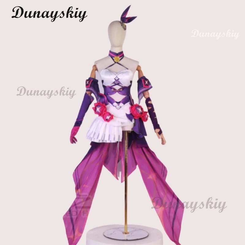 시린 코스프레 코스튬 가발 할로윈 크리스마스 축제 파티 패션 역할 놀이 게임, 혼카이 임팩트 3 번째 시린 코스프레 코스튬