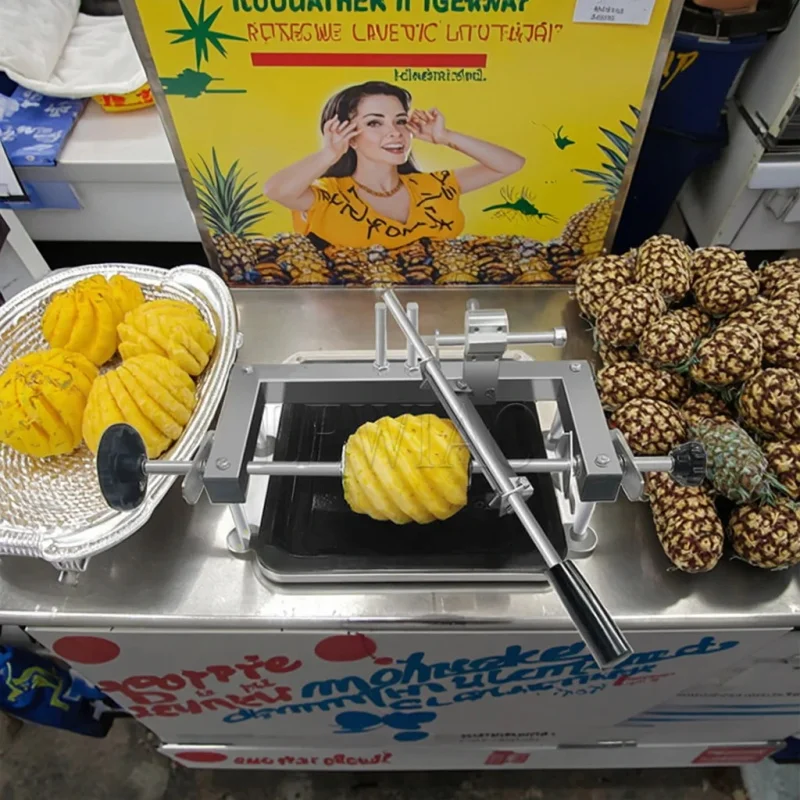 

Ручная машина для очистки ананасов с рукояткой, ручная машина для очистки ананасов