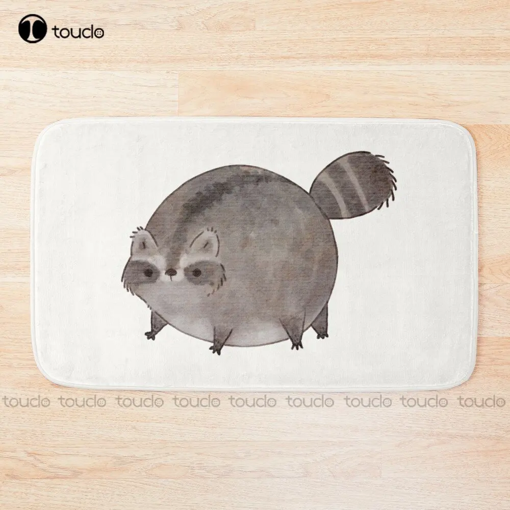 Chubby Trash Panda Bath Mat Bathmats For Shower