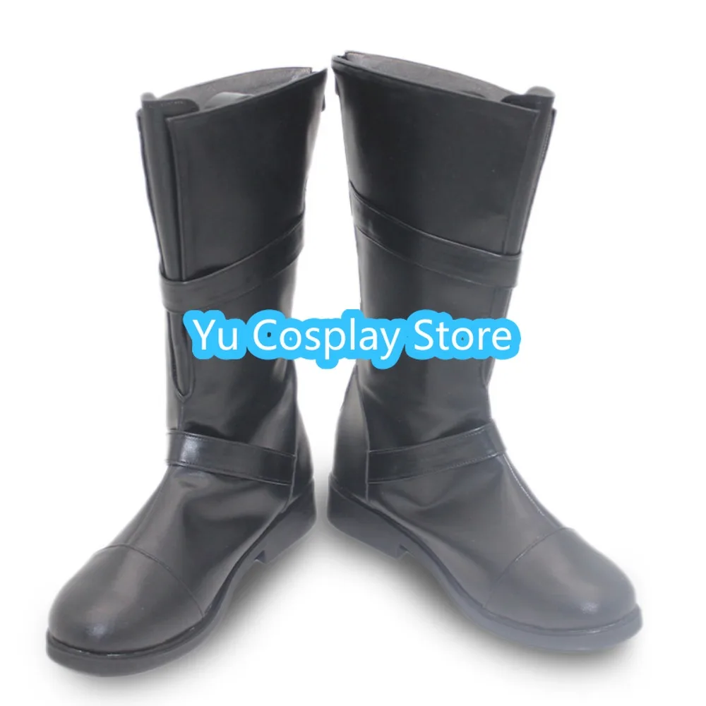 Fullmetal Alchemist Elric Cosplay Boots Vintage Anime Thick Sole Shoes