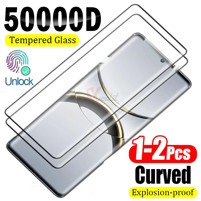 

1-2pcs Full Glue Curved Edge Tempered Glass for Oppo Find X8 X6 X5 X3 Pro Unlock Screen Protector for OPPO Find X7 Ultra Glass