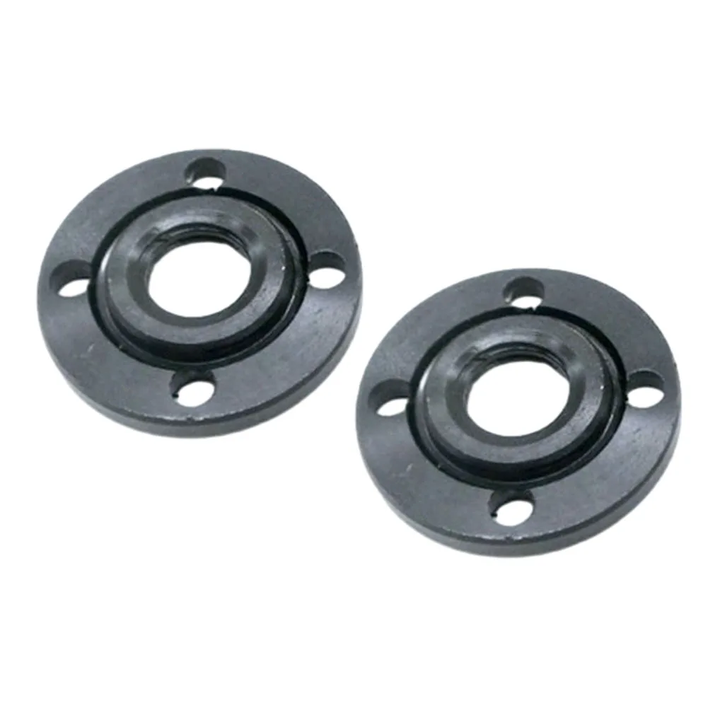 2pcs Replacement Angle Grinder Metal Pressure Plate Inner Outer Flange Nut Set Tools For Shaft Angle Grinder