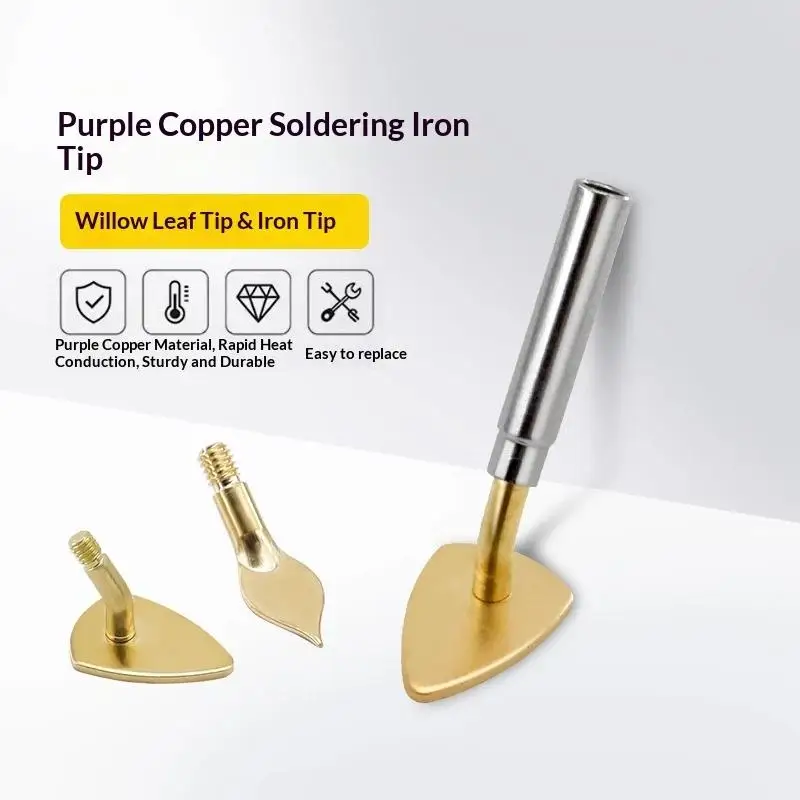 Mini Soldering Iron Heat Press Tip with Adapter Stable Heat Output Precision Ironing for Fabric Patch Fixing Small Art Creation