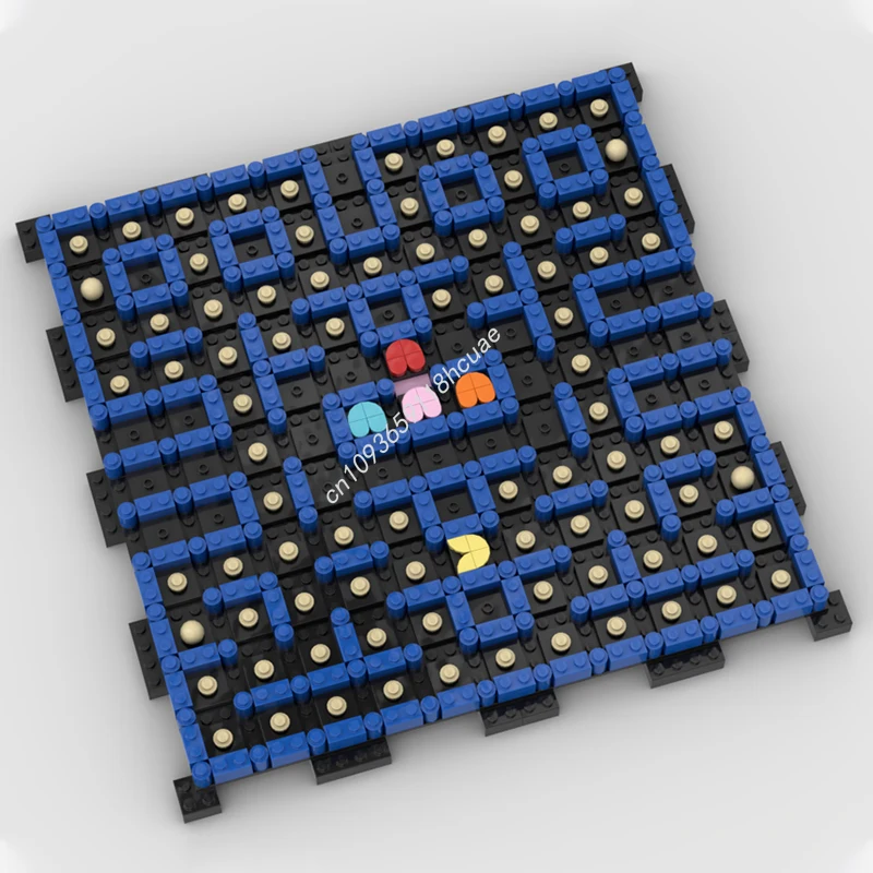 

545 шт. MOC Mini PACMAN Maze nan Модель Строительные блоки Кирпич ремесленные игрушки креативное образование Детские рождественские подарки