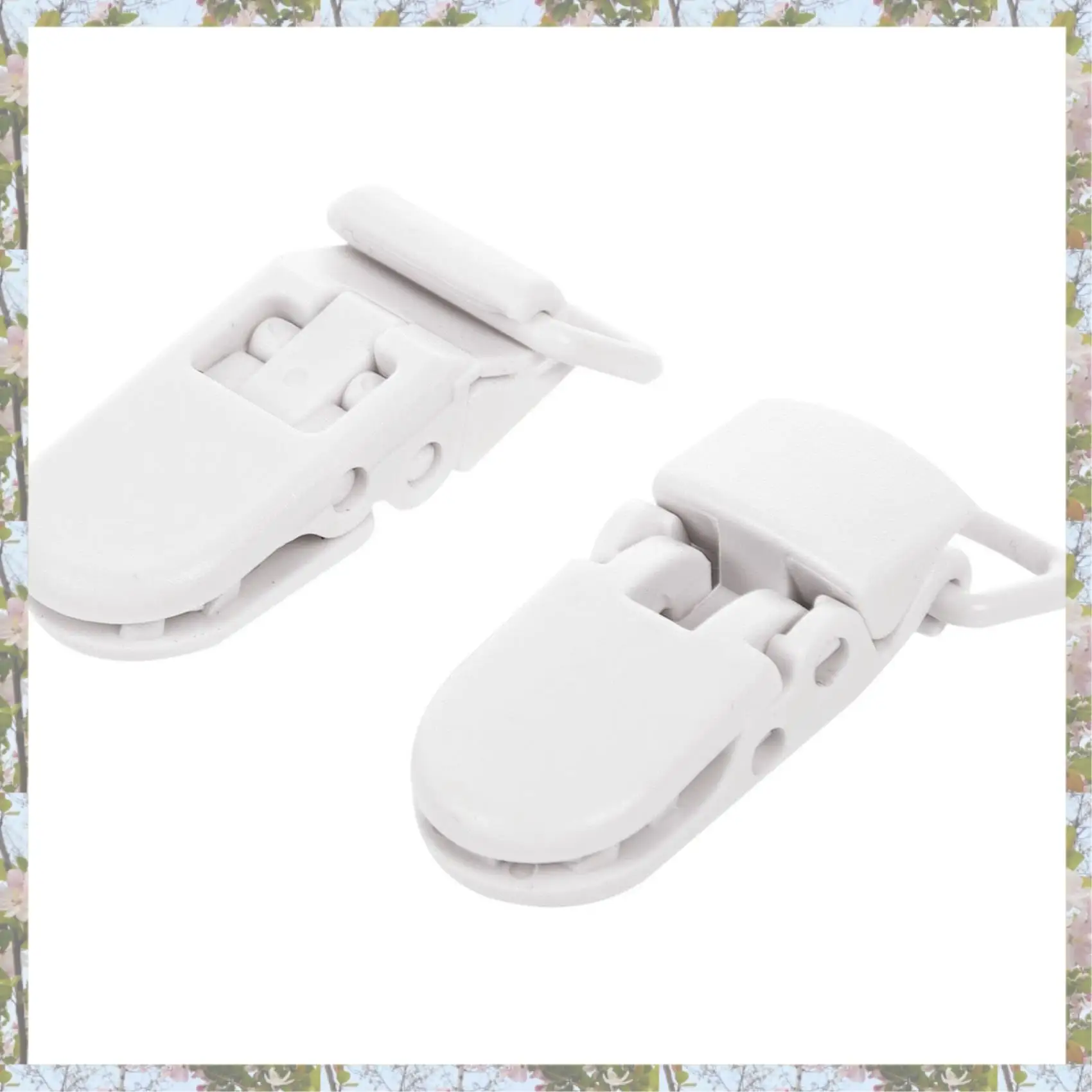 

T84C-20 шт. Т-образные пластиковые зажимы для соски-пустышки, держатель для значка в стиле пустышки, белый