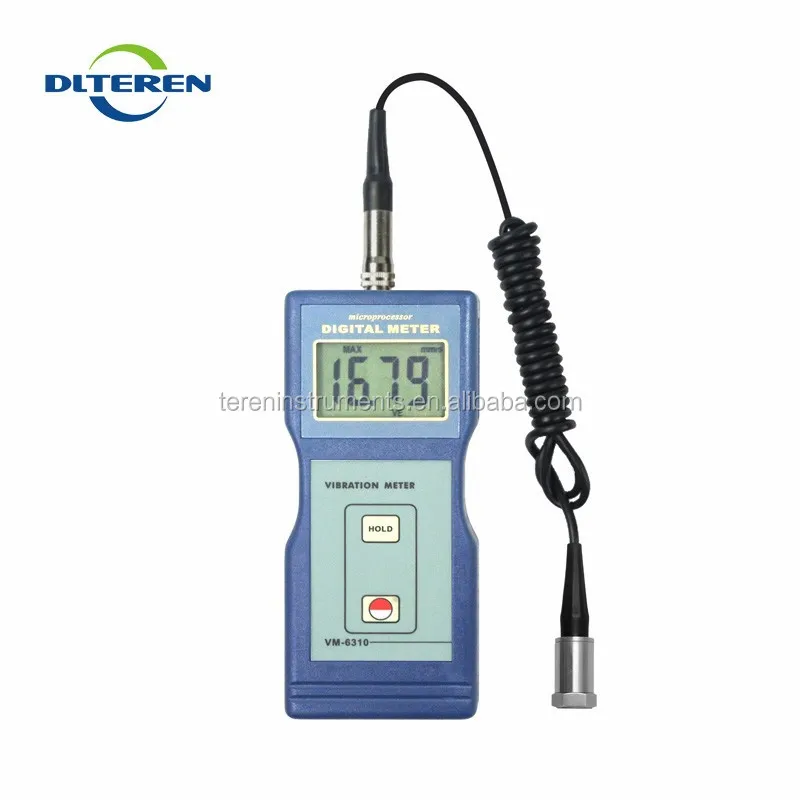 DLTEREN DTI-VM-6310 Digital Vibration Meter Data Vibrometer Meter Tester Gauge