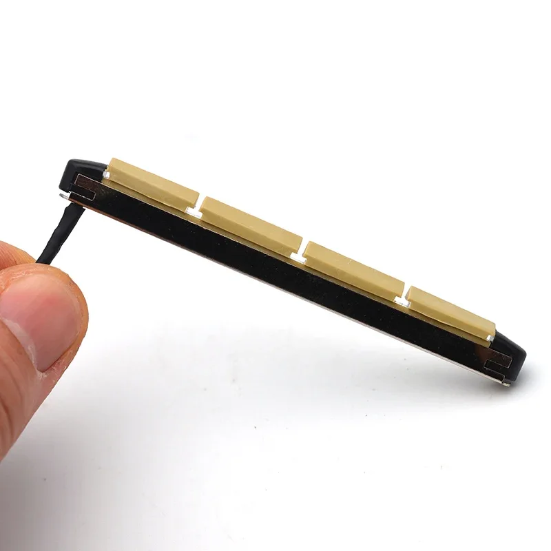 4/6 String Bass Piezo Under Saddle Transducer Pickup Piezo with 2.5mm Jack for Electric Bar Stick for Bass Guitar Parts