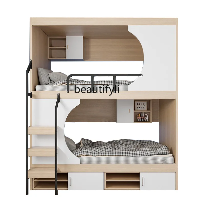 Upper and Lower High E-sports Hotel Bunk Bed Hosting Dormitory Upper and Lower Bunk Double Bed