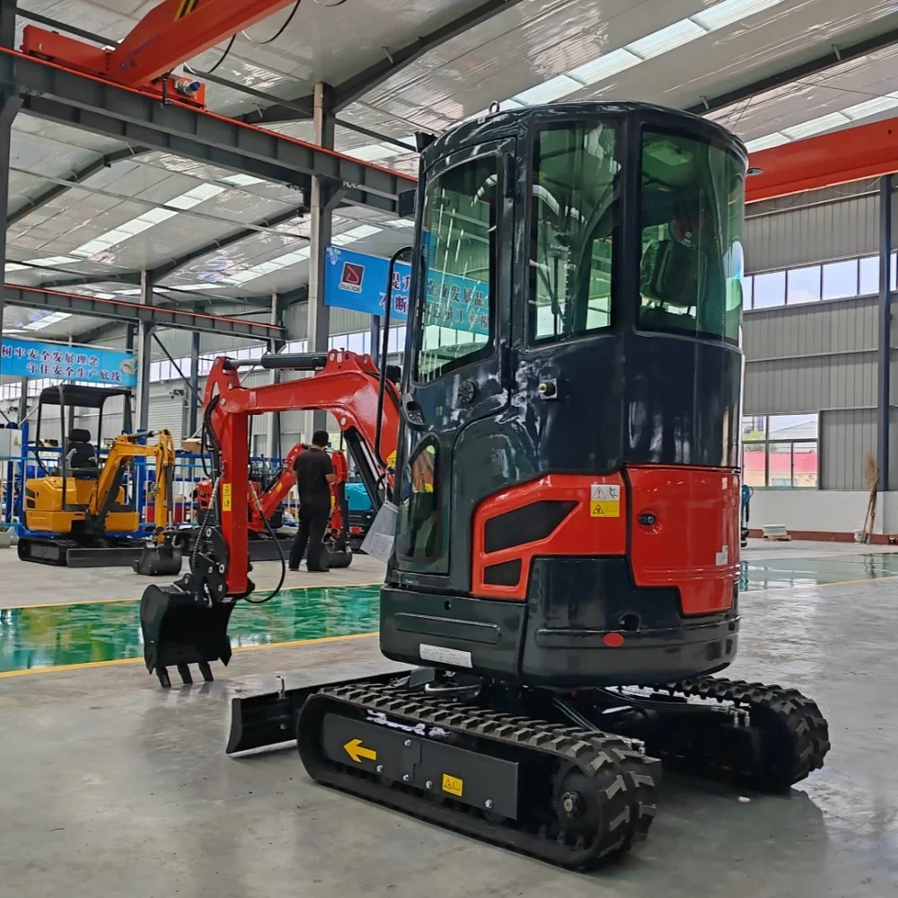 Factory Price Kubota Small Mini Digger bagger 1ton 2ton Excavator 3.5ton mini pelle crawler mini excavator with EPA CE EURO 5