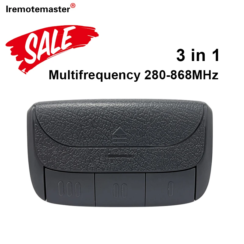 Imagem -02 - Multi-frequency Garage Door Controle Remoto Clone Gate Keyfob Transmissor de Mão de Comando Duplicador 286mhz868mhz em 1