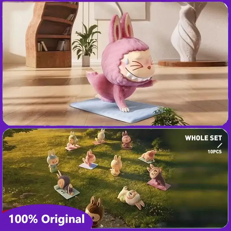 

THE MONSTERS Lazy Yoga Series Genuine Blind Box Toys Kawaii Anime Action Figure Caixa Caja Surprise Mystery Box Dolls Girls Gift