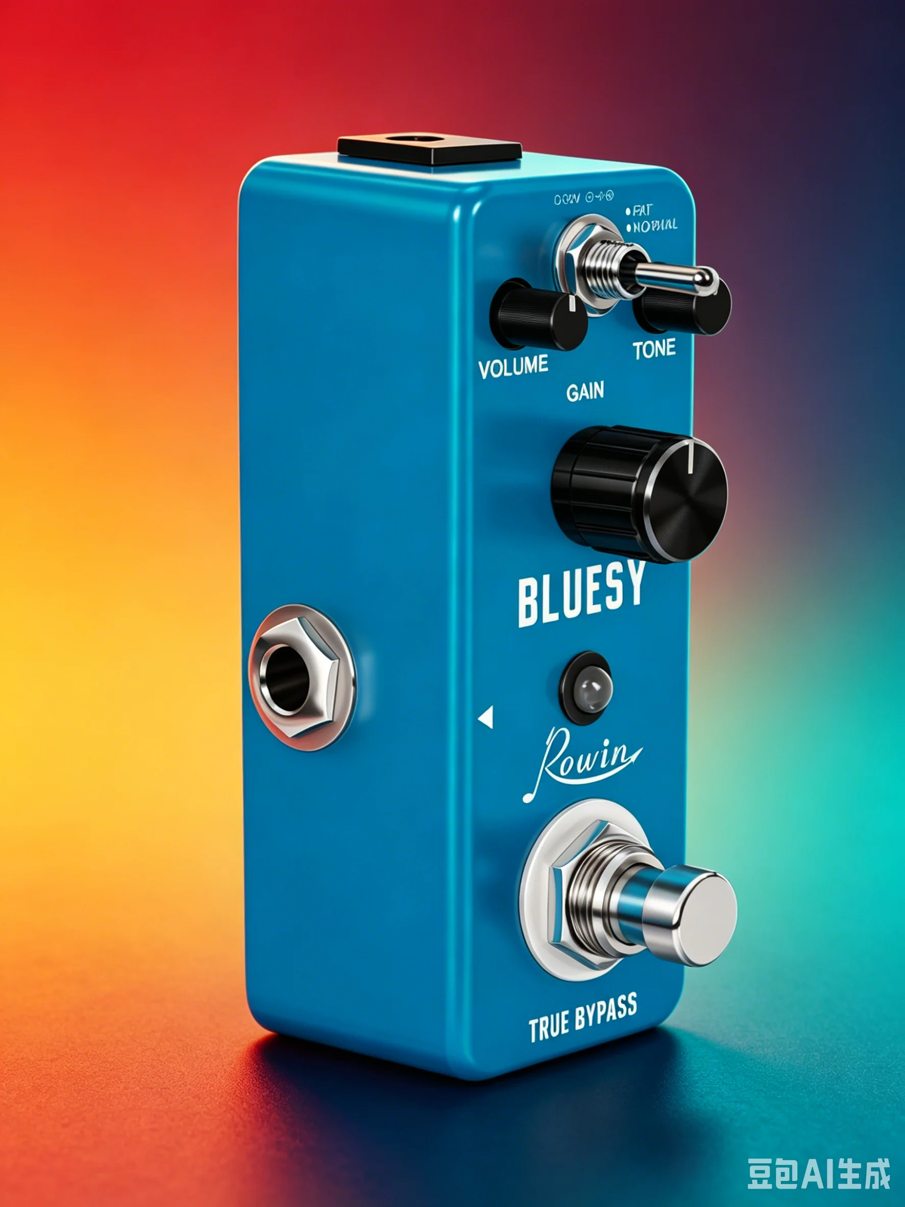 ROWIN LEF-321 Bluesy Blues Overdrive Guitar Effect Pedal Aluminum Alloy Shell True Bypass Guitar Parts & Accessories view 2