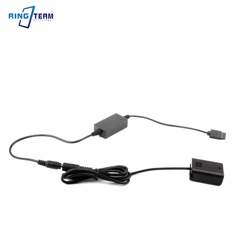 

NP-FZ100 DC Coupler + DC Cable for DJI Ronin Stabilizer Flat Port - Sony Alpha a7m4 A7C A7S3A 7M3 a7r4 a73