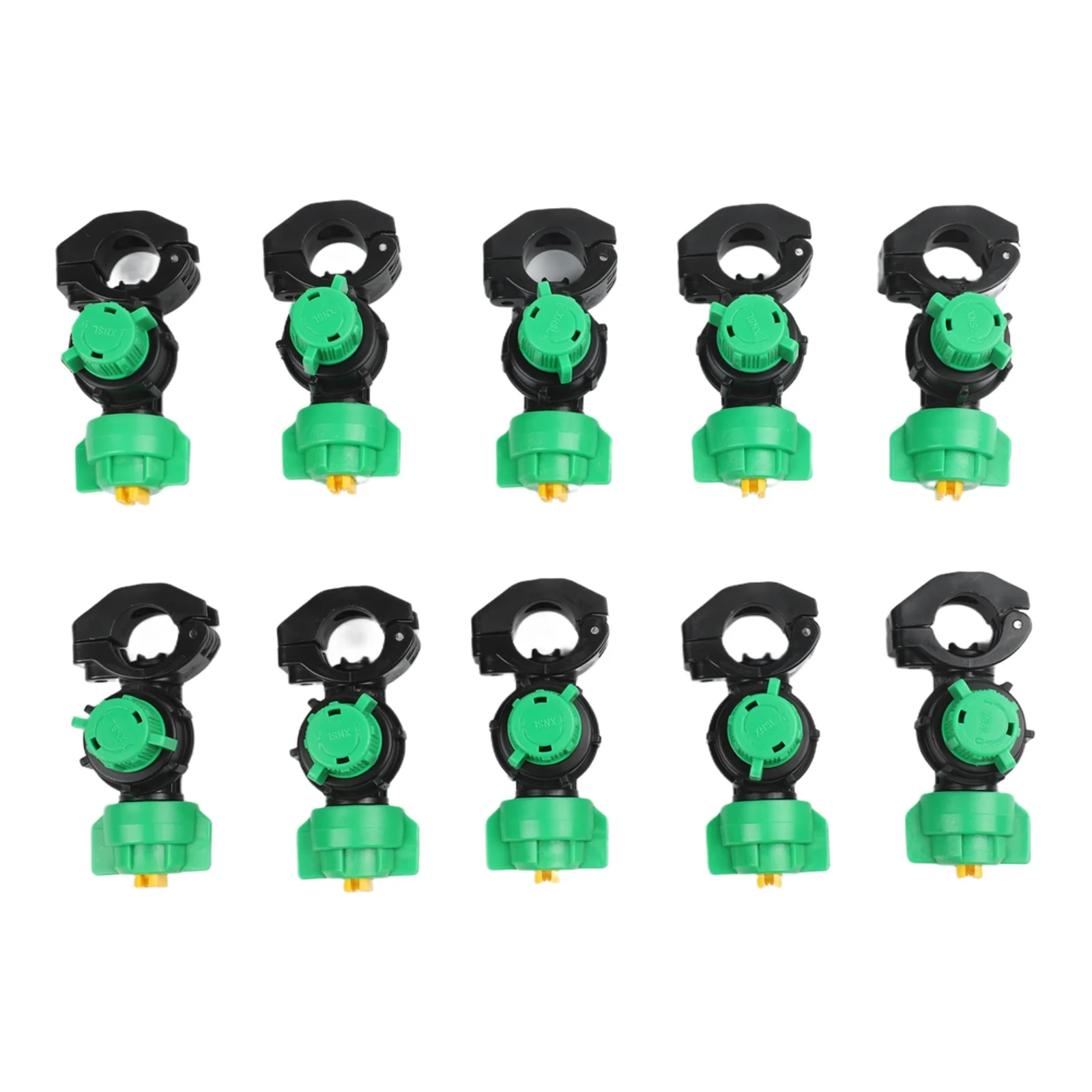 10Pcs Agricultural Spraying Nozzle Tractor Mounted Plastic Garden Watering Hose Pipe Sprayer Adapter For 21-22mm Steel Pipes
