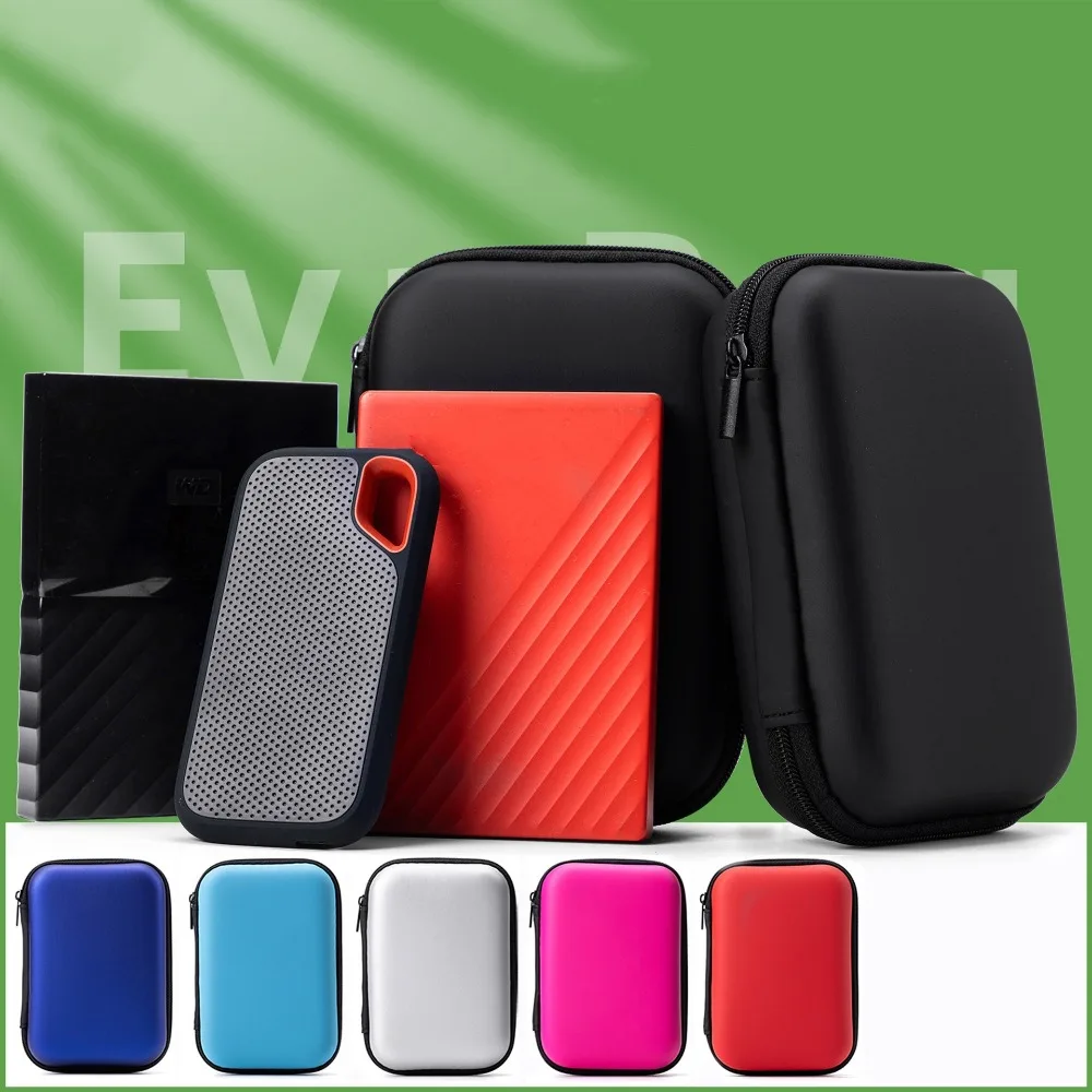 5.5inch Game Console Storage Bag EVA Portable Handheld Game Protective Case Shockproof Multi-color for GB300/FC/RG35XX
