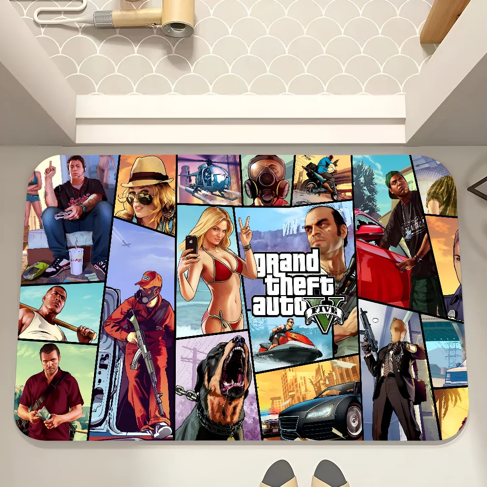 

1 шт. Hit Classic STEAM GAME Gta противоскользящий ковер для кухни, спальни, тафтинга ручной работы, ковер для гостиной, входной ковер