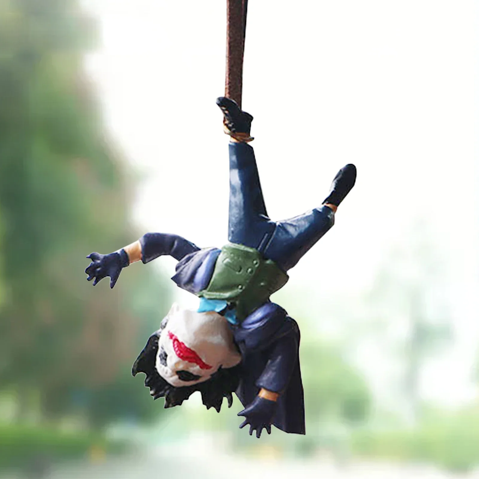 1Pc Funny Joker Car Rearview Mirror Pendant Auto Interior Swing Anime Hanging Decoration  Car Accessories Interior view 3