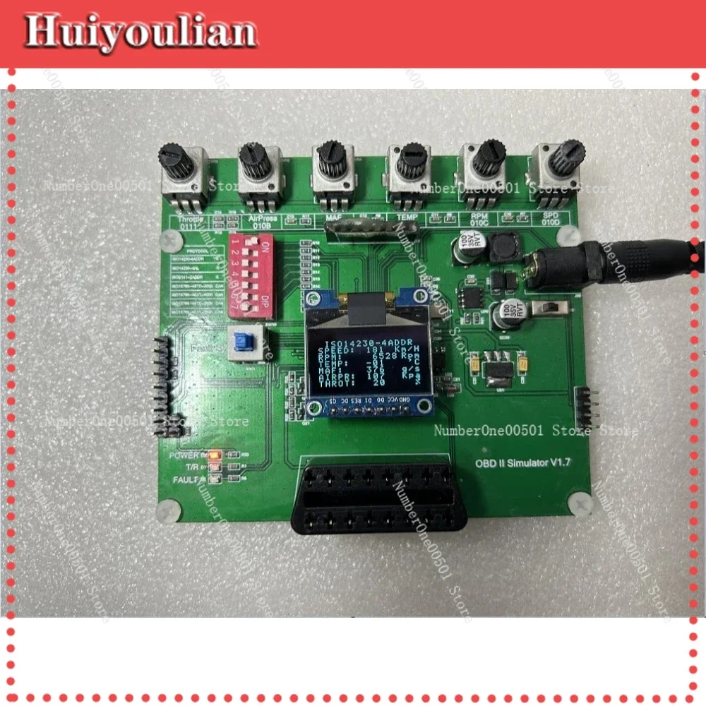 Vehicle OBD ECU J1939 Simulator ELM327 Test Development Tool for Car Diagnostics IoV Auto Repair R&D Testing