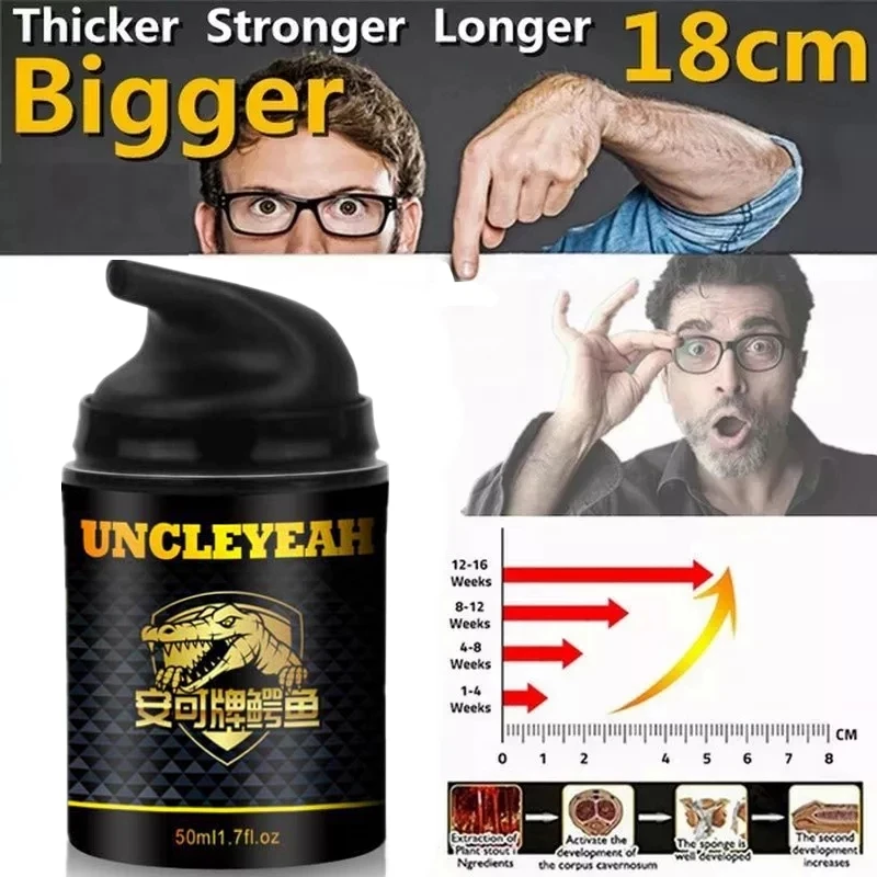 Man Penis Enlargement Gel Long-Last Aphrodisiac Penis Enlargement Cream Private Parts Care Increase Size Erection Sex Products