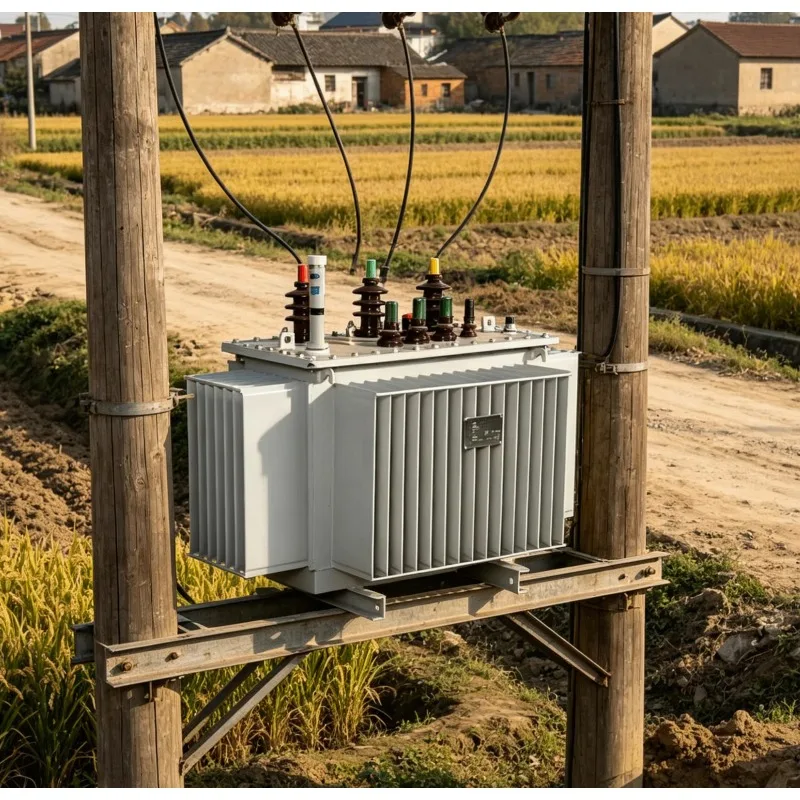 125kVA S20 Oil Filled Distribution Transformer 11kV to 400V Three Phase Outdoor Step Down Power Transformer