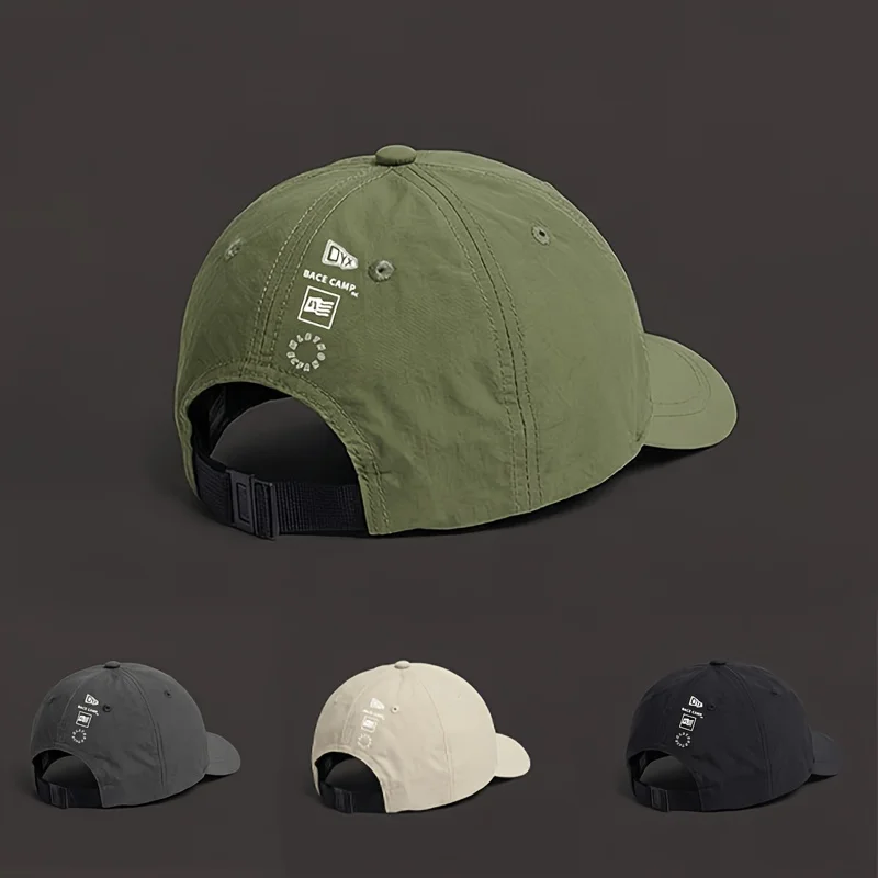 Gorra de Béisbol de Secado Rápido para Hombre, Impermeable, Bordada, para Senderismo al Aire Libre, Gorra de Ala Corta para Mujer, Ajustable