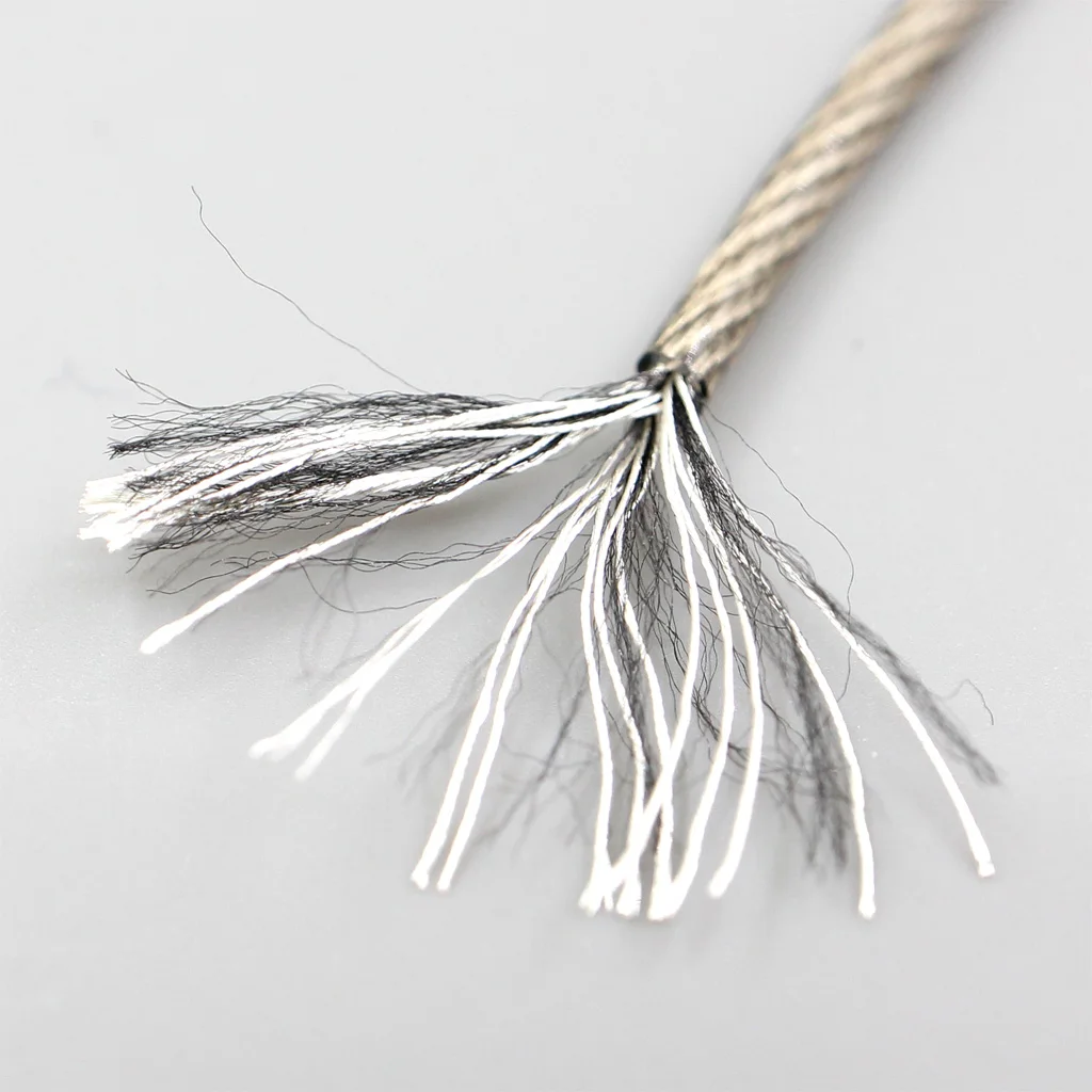 99% Reines Silber + Graphen-Silber-Plattierung Abschirmung Kopfhörerkabel für 3,5mm 2,5mm 4,4mm 6,5mm zu XLR 4-polig Buchse IFI DAC LN007968 – Detail 10