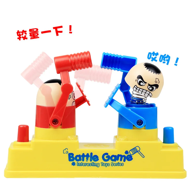 Parent Child Hammering Contest Battle Fight Game Toy For Family Two-player Battle Toy Stress Relieve Novelty Fun Table Game Toys