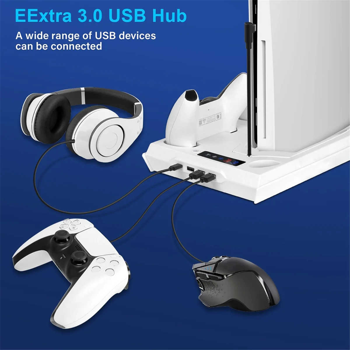 

2025+Game Controller Charging Station for / Slim Stand, with 3 Level Cooling Fan,Cooling Station for Game Console