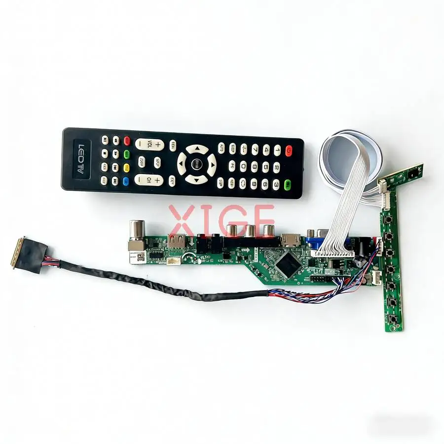 

Controller Board Fit HT140WXB HSD140PHW1 HB140WX1 CLAA140WB 1366*768 HDMI+VGA+AV+USB 40-Pin LVDS Laptop Display 1366x768 DIY Kit