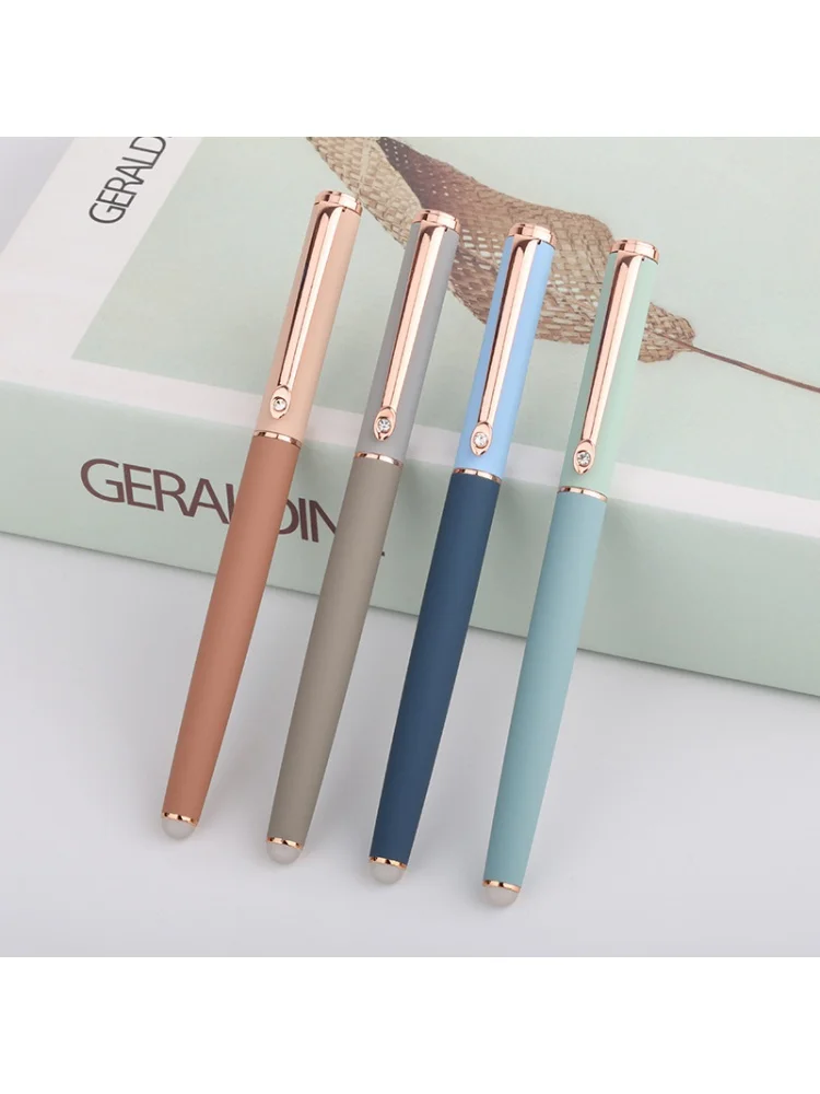 Elegant A05m Morandi Series Thermal Erasure Pen Dark Nib Posture Pen Male and Female Primary School Students Practice Pen