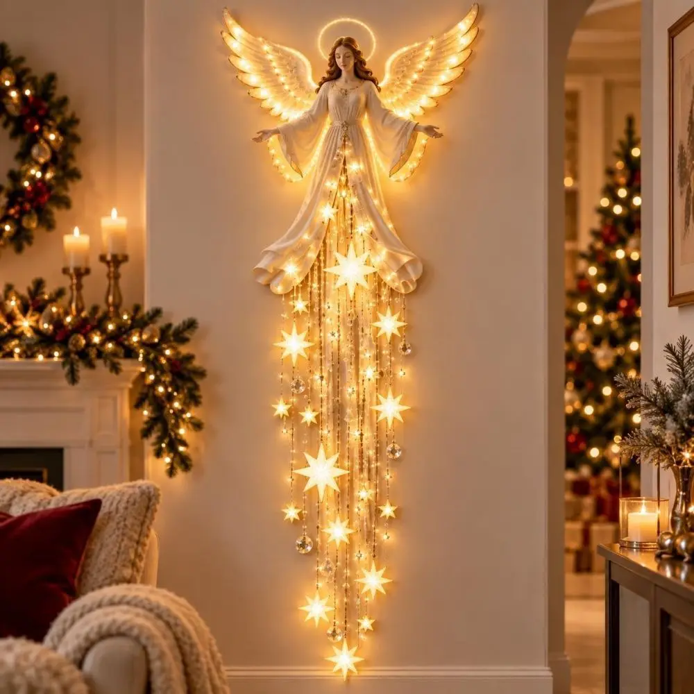 luz-de-parede-led-estrela-cadente-com-anjo-iluminado-luz-de-natal-em-cascata-com-anjo