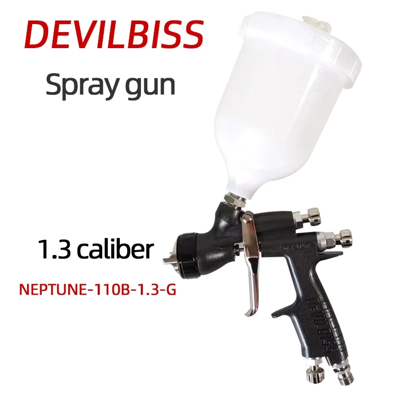 British DEVILBIS Neptune Spray Gun Original Authentic Spray Gun Car Paint Spraying Tool Oil Pot 1.3 Caliber