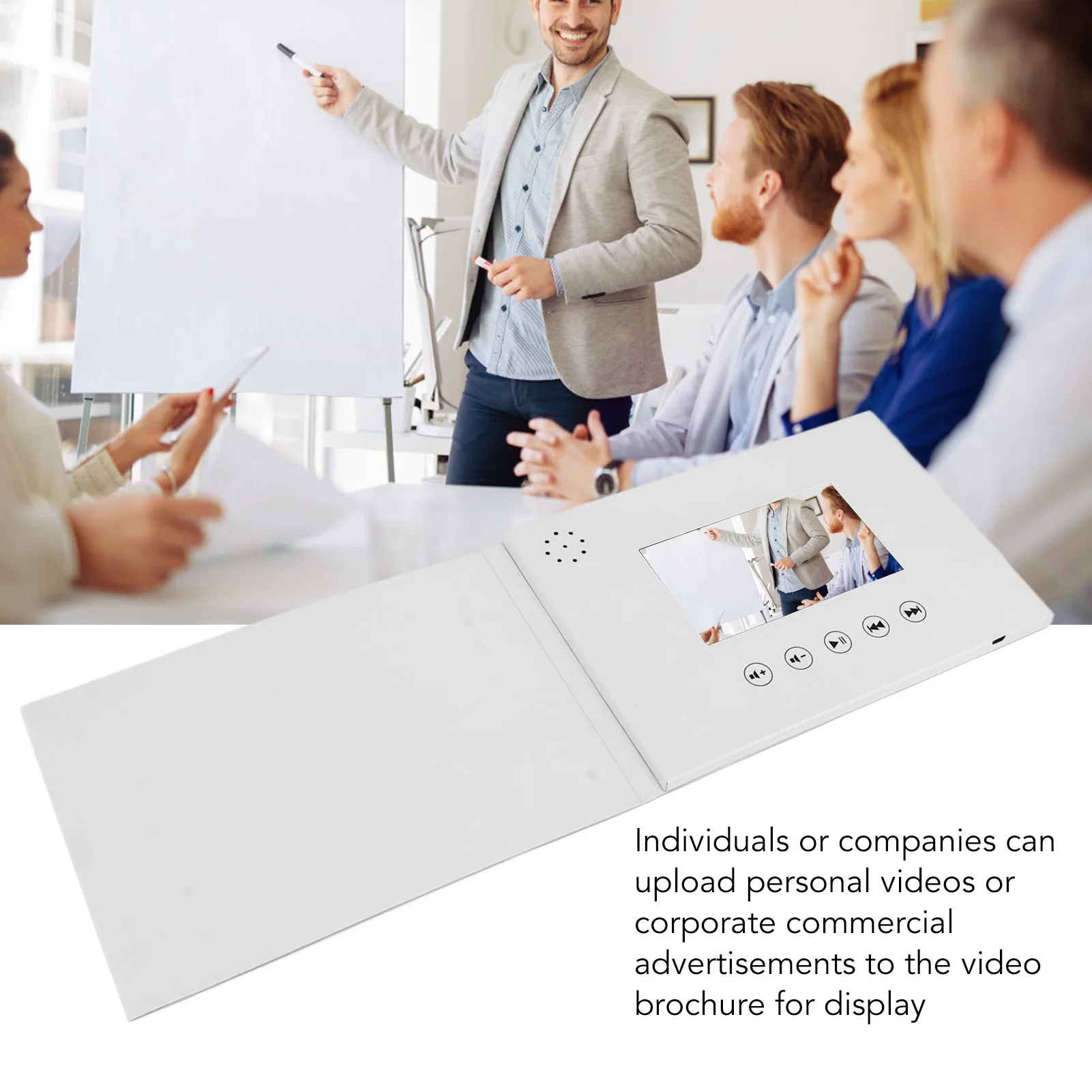 Video Brochure High Rate Exquisite HD Video Playback Video Greeting Card 128M Memory for Medium and Highend Restaurants