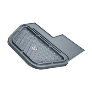 Chinese Sale Light Acrylic RV Shower Tray White Anti-slippery Caravan Bath Floor Overall Motorhome Bathroom Floor