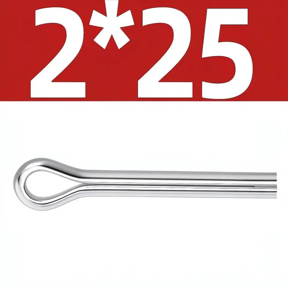 Stainless Steel Cotter Pins R Shape Hairpin Clips Industrial Fasteners Assortment Kit For Mechanical Machinery Hardware Fixings