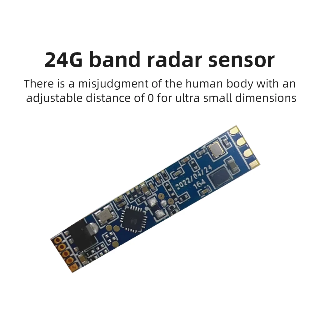 Mini HLK-LD2410B High-sensitivity 24GHz Smart Human Presence Status Sensing Radar Sensor Module Supports GPIO & UART Outputs