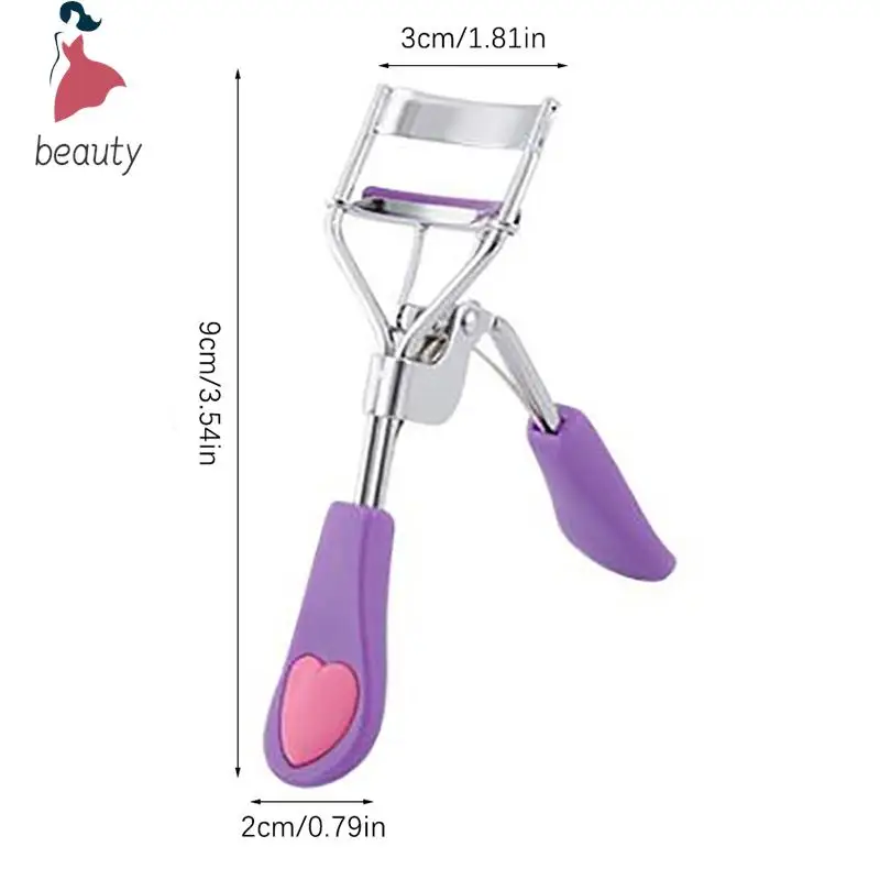 1PC Lady Professional Eyelash Curler With Comb Tweezers Curling Eyelash Clip Cosmetic Eye Beauty Tool