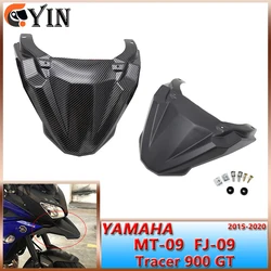 For Yamaha FJ-09 MT-09 FJ09 MT09 Tracer900 Tracer900GT 2015-2020 Motorcycle Nose Cone Beak Extension Carbon Lip Conversion Parts