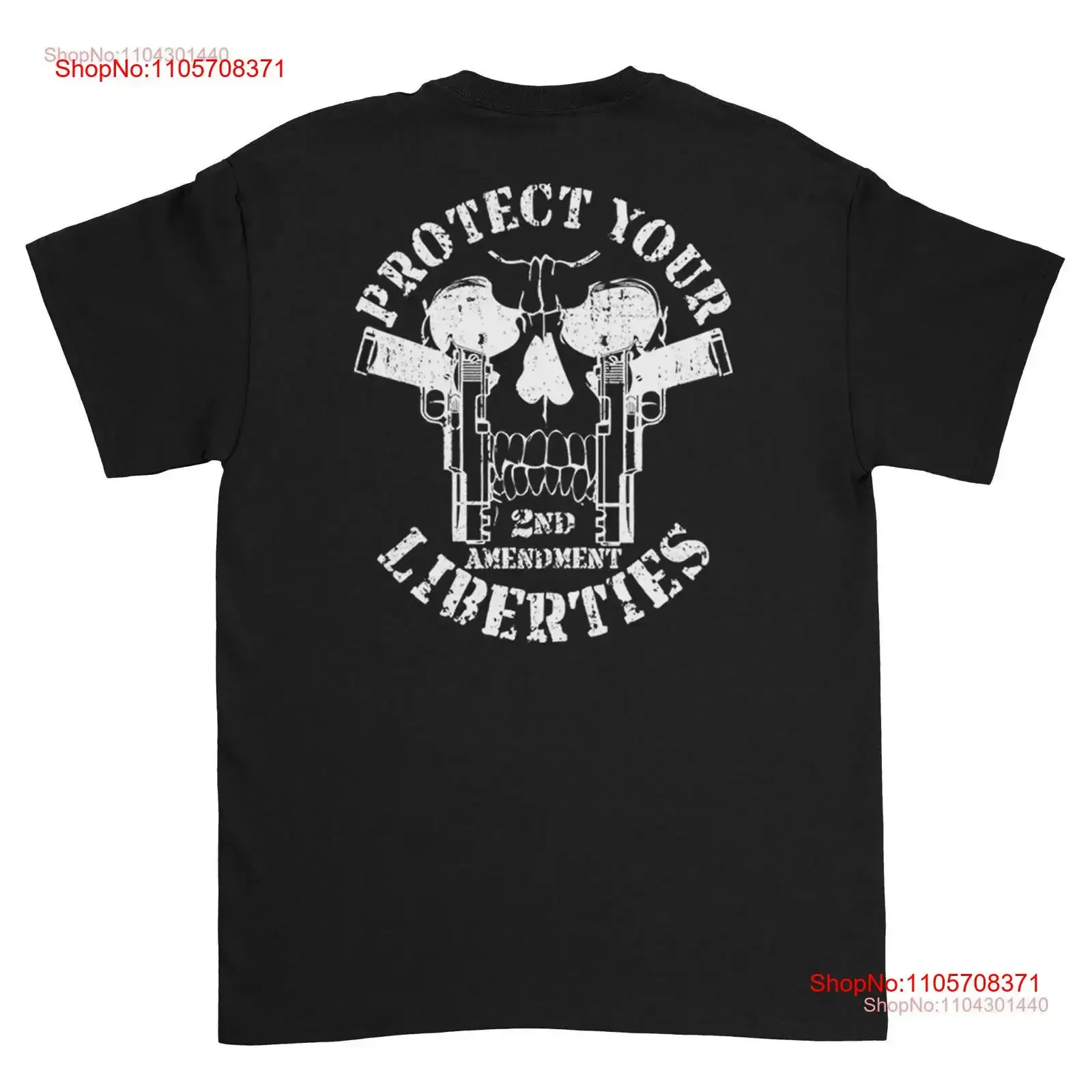 2nd Amendment Protect Your Liberties T Shirt vintage Washed streetwear homme Stylish Versatile designer clothes Breathable