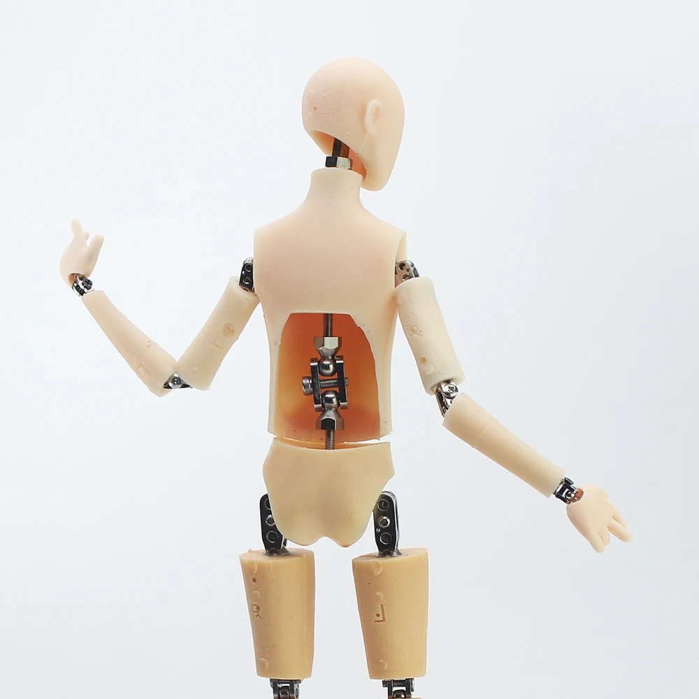 PRO 4.0 posable action figure doll body with steel ball joints and silicone or resin body parts