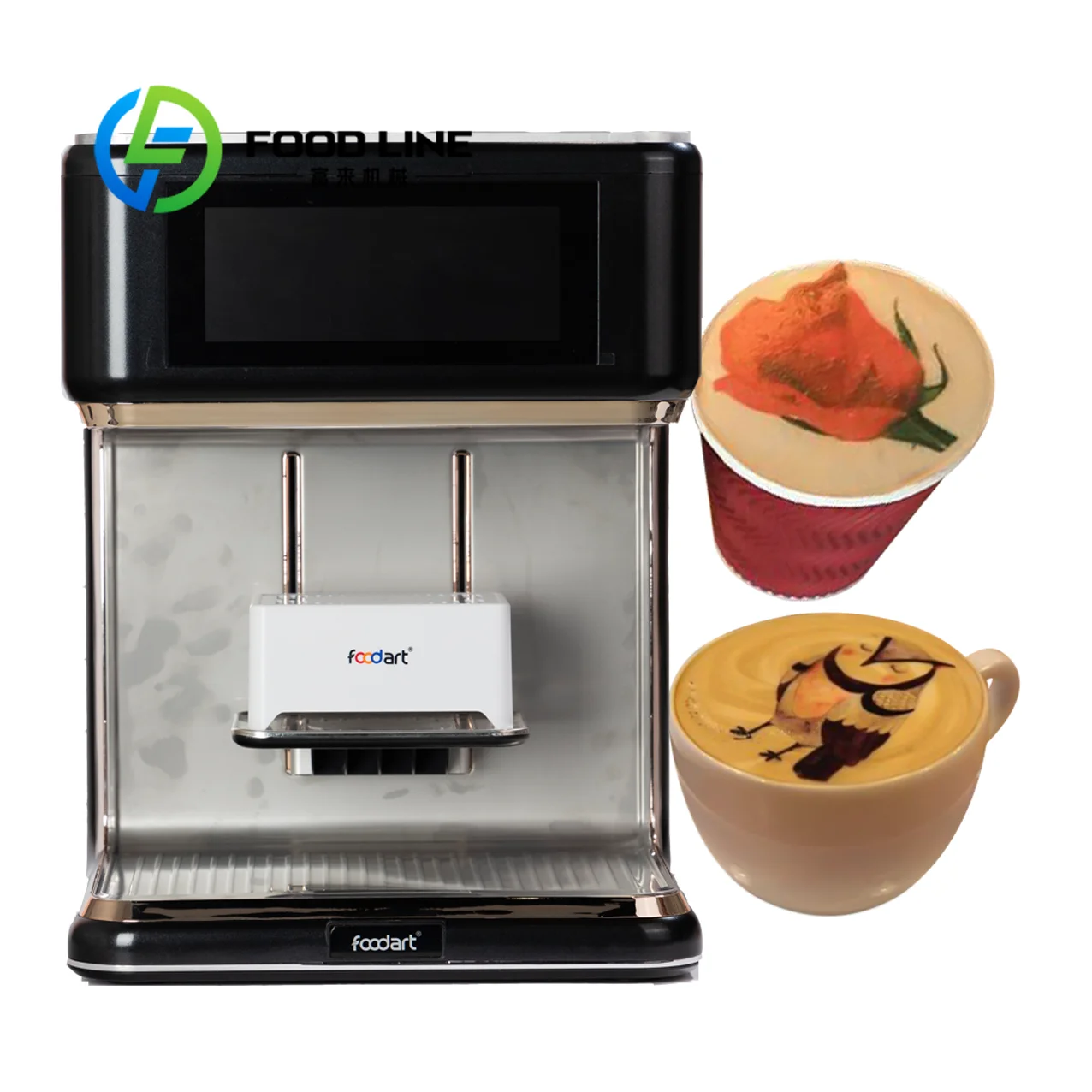 

Автоматический принтер для кофе с пищевыми чернилами, для латте-арта, капучино, кофе и тортов, с возможностью индивидуальной настройки