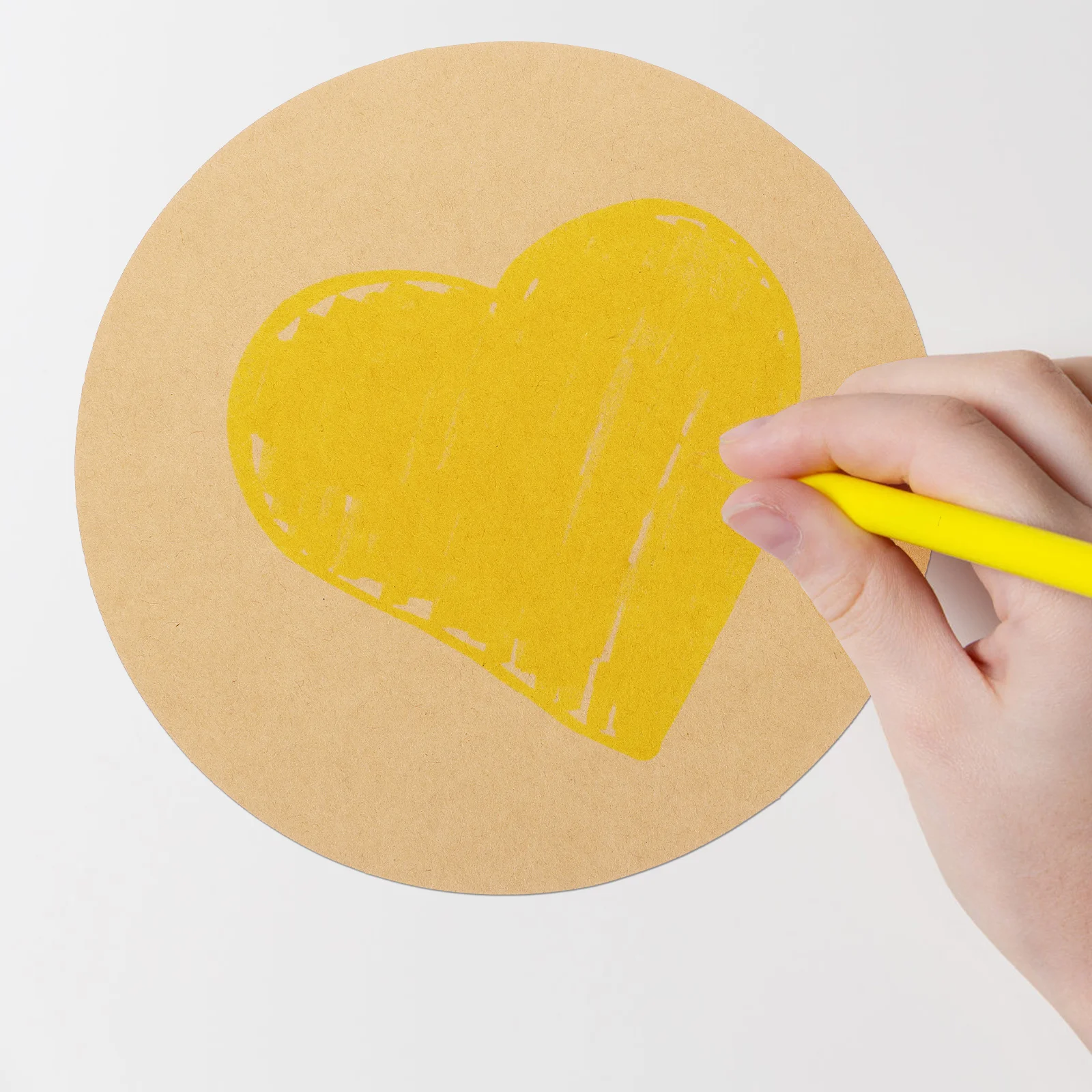 

40Pcs Round Drawing Hardboards Premium DIY Painting Paper Cards Thick Chipboard Sheets for Artist Sketch Calligraphy Projects