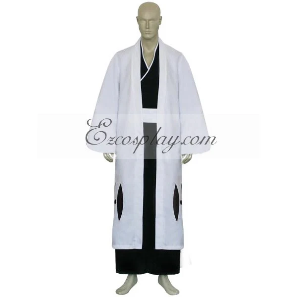 Bleach 13th Division Captain Ukitake Jyushirou Cosplay Costume E001