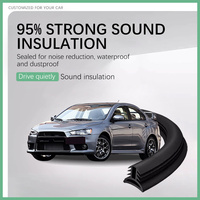 Auto Interior Accessories For Mitsubishi Lancer EVO X MR AS Car Dashboard Sealing Strip Sound Insulation Rubber Strip Dust-proof