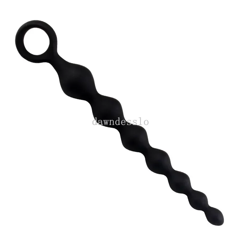 Bolas estimuladoras de próstata para hombres y mujeres adultos, tapón Anal de silicona de 20CM, 18 +, pareja, coqueteo, erótico Gay, Juguetes sexuales SM