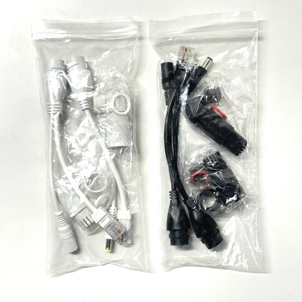 POE Adapter Splitter Cable Passive Power Over Ethernet POE Splitter Injector Power Supply Module 12-48v for IP Camera Cables