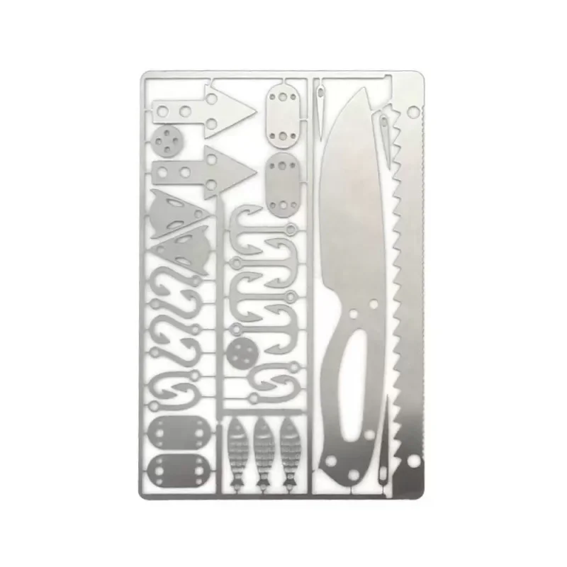 

Multi functional 30 in 1 fishing hook card, fishing card, fishing and hunting tools, wild fishing gear, fishing equipment