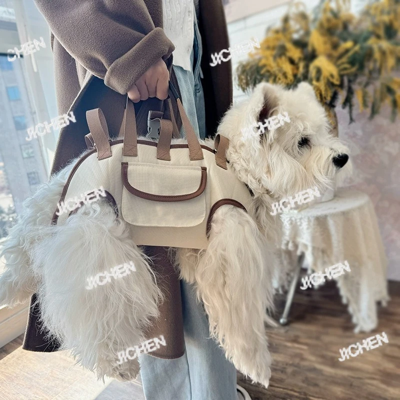 

Сумка-переноска для собак JC: Горизонтальный рюкзак на два плеча, легкий, портативный, для прогулок, через плечо, для щенков