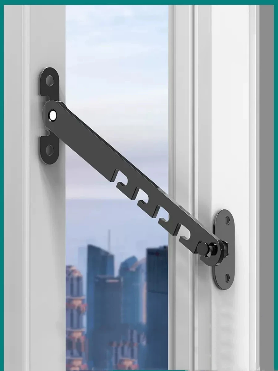 Window Limiter Multi-Position Adjustable, Screw Fixed Installation